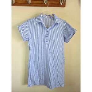 Zeagoo Seersucker Shirt Dress – Size Small, Button Down w/ Pockets